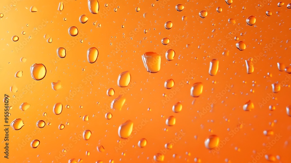 Water Drops, Rain, Dew on Orange Background, Abstract Image, Texture, Pattern, Wallpaper, Cover and Screen of Smartphone, PC, Laptop, 9:16 and 16:9 Format Water Drops, Rain, Dew on Orange Background, Abstract Image, Texture, Pattern, Wallpaper, Cover and Screen of Smartphone, PC, Laptop, 9:16 and 16:9 Format