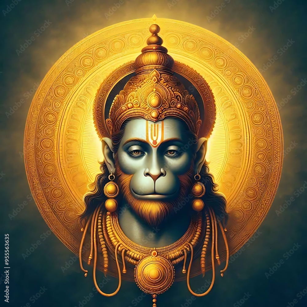 Obraz premium Lord shri Hanuman