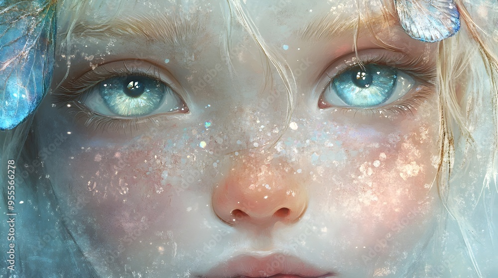 Curious Character in a Dreamlike Fantastical Storybook Curious Character in a Dreamlike Fantastical Storybook