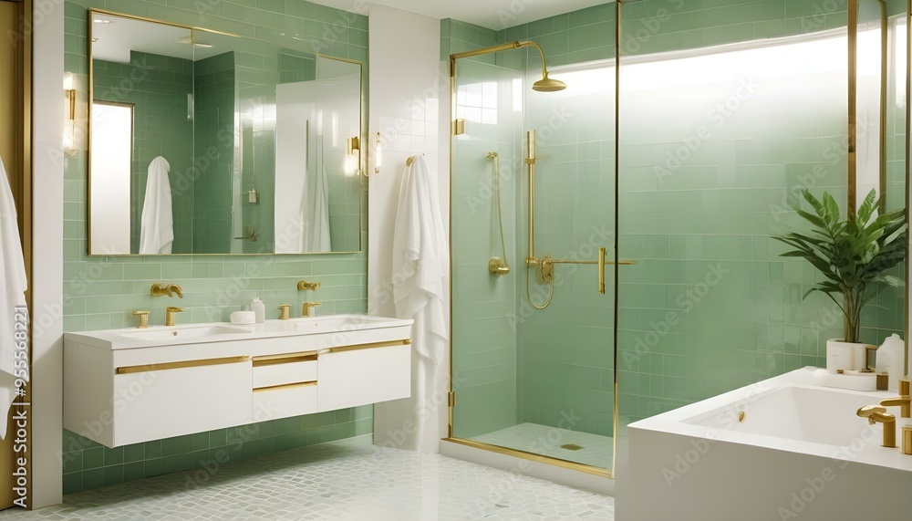 Photo interior modern design room 3d illustration