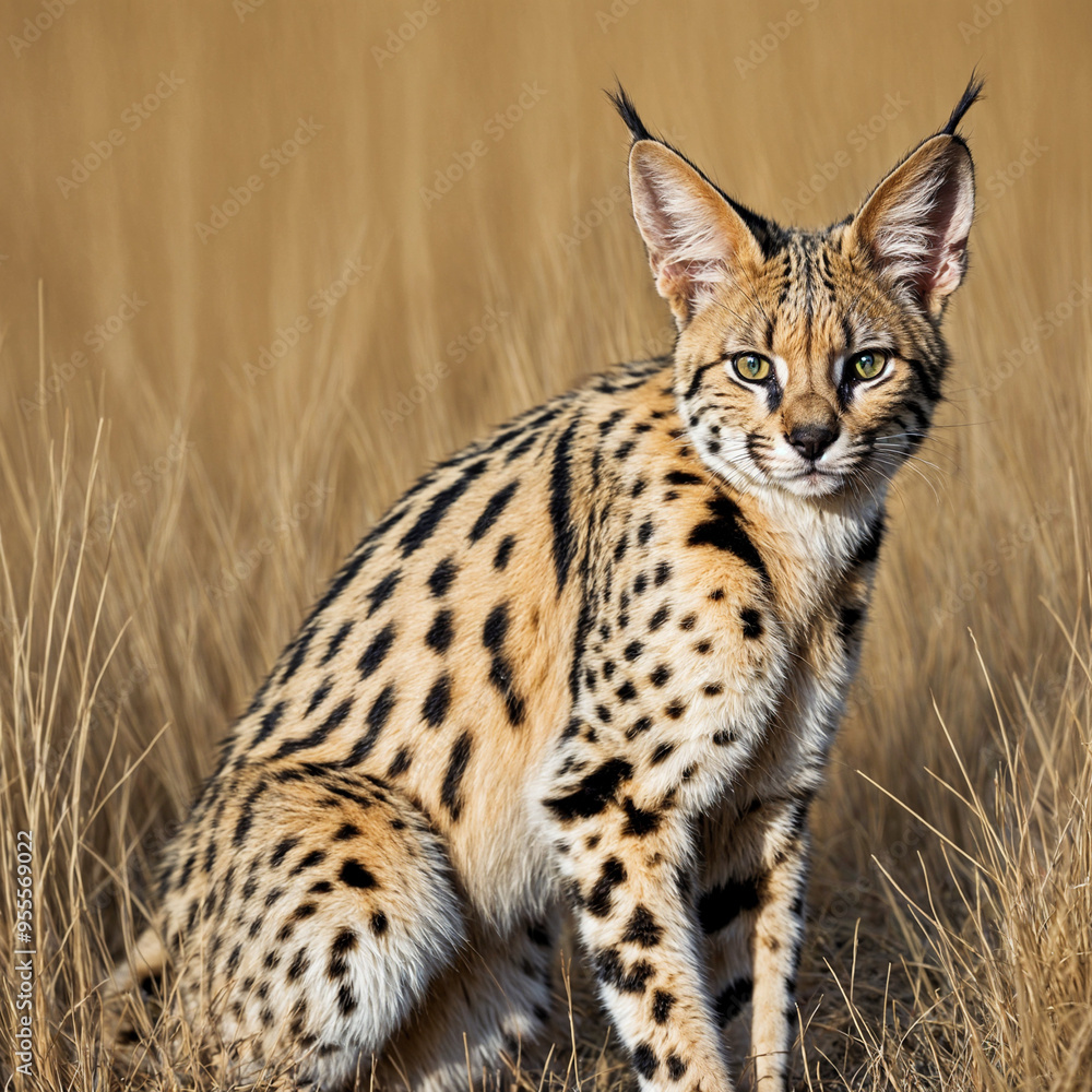Serval in Savanna 45 Serval in Savanna 45