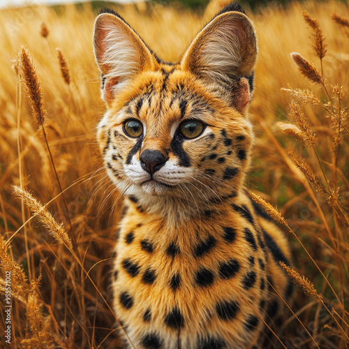 Serval in Savanna 108