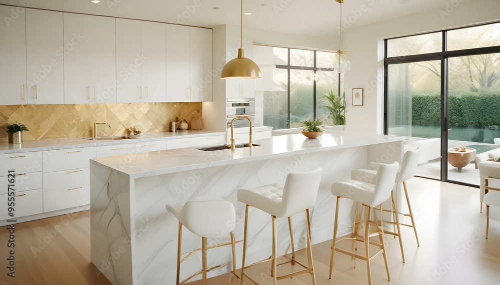 Photo interior modern design room 3d illustration Photo interior modern design room 3d illustration