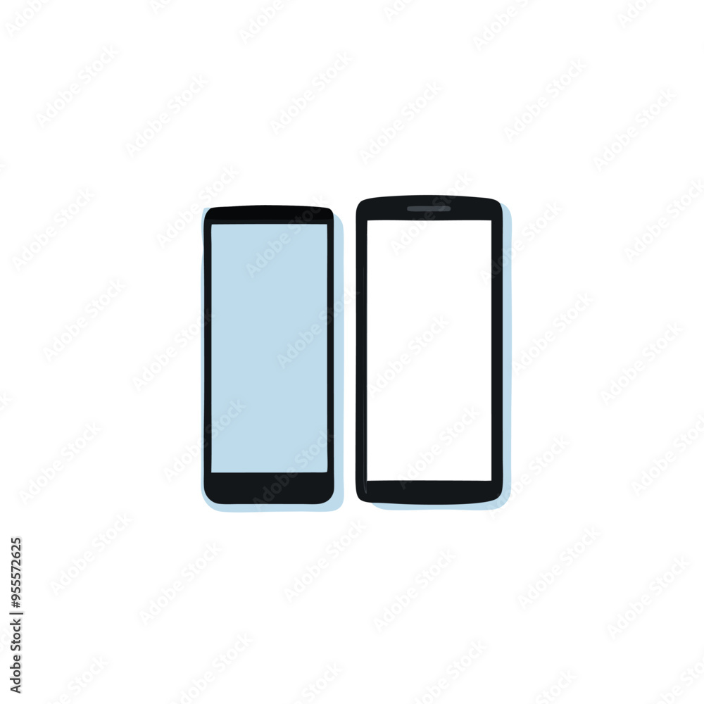 devices mobile phone vector silhouette clipart, isolated on white background devices mobile phone vector silhouette clipart, isolated on white background