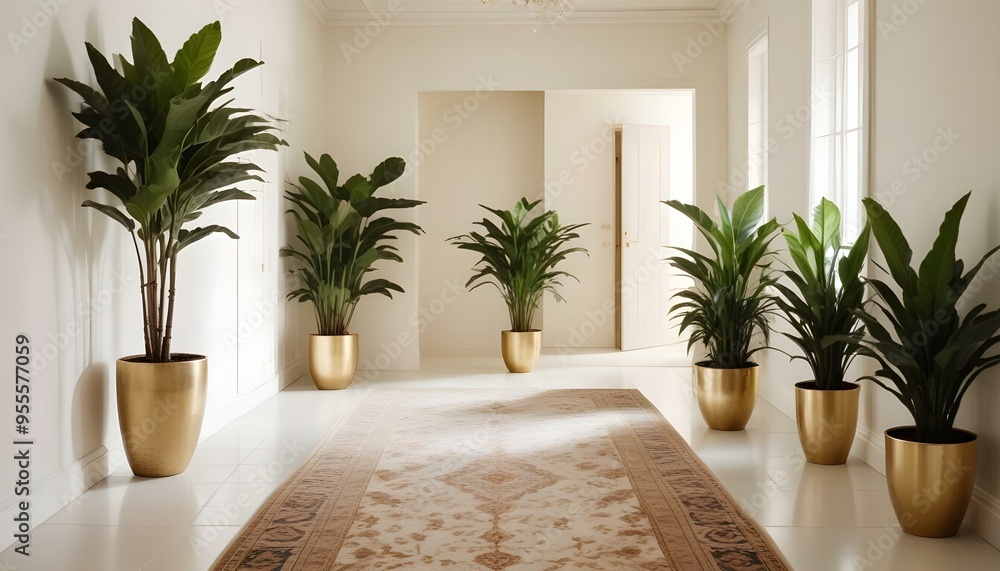 Naklejka premium Photo interior modern design room 3d illustration