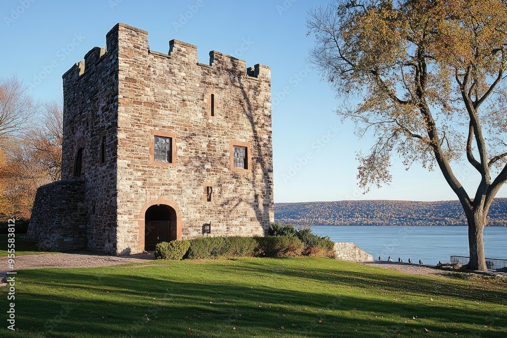 Newburgh, New York: The Tower of Victory at Washington's Headquarters National Historic Landmark by the Hudson River Newburgh, New York: The Tower of Victory at Washington's Headquarters National Historic Landmark by the Hudson River