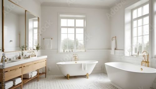 Photo interior modern design room 3d illustration