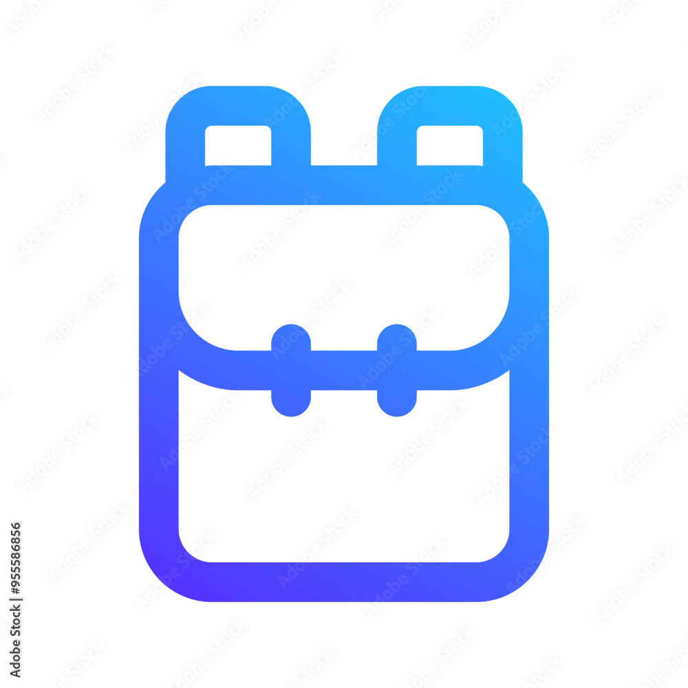 backpack gradient icon backpack gradient icon