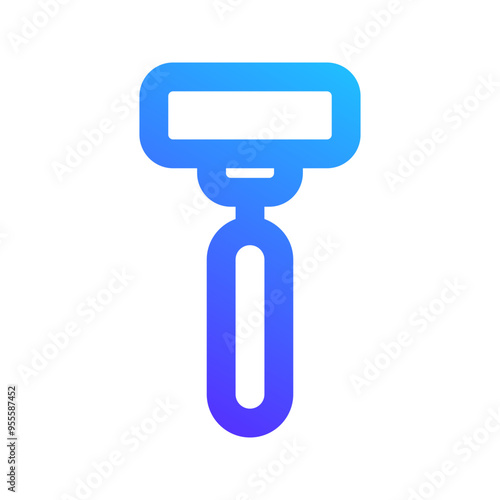 shaver gradient icon