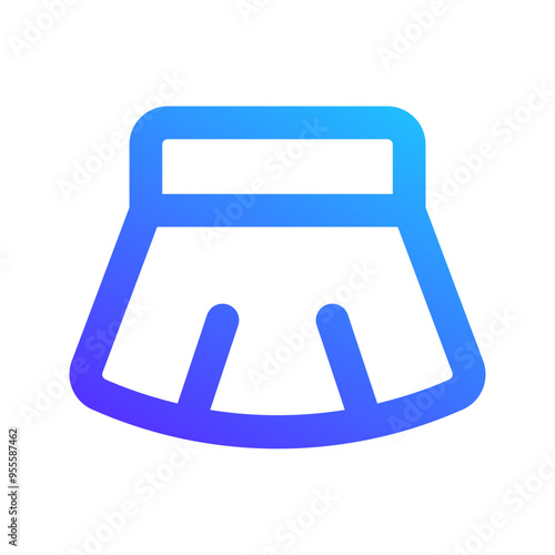 skirt gradient icon