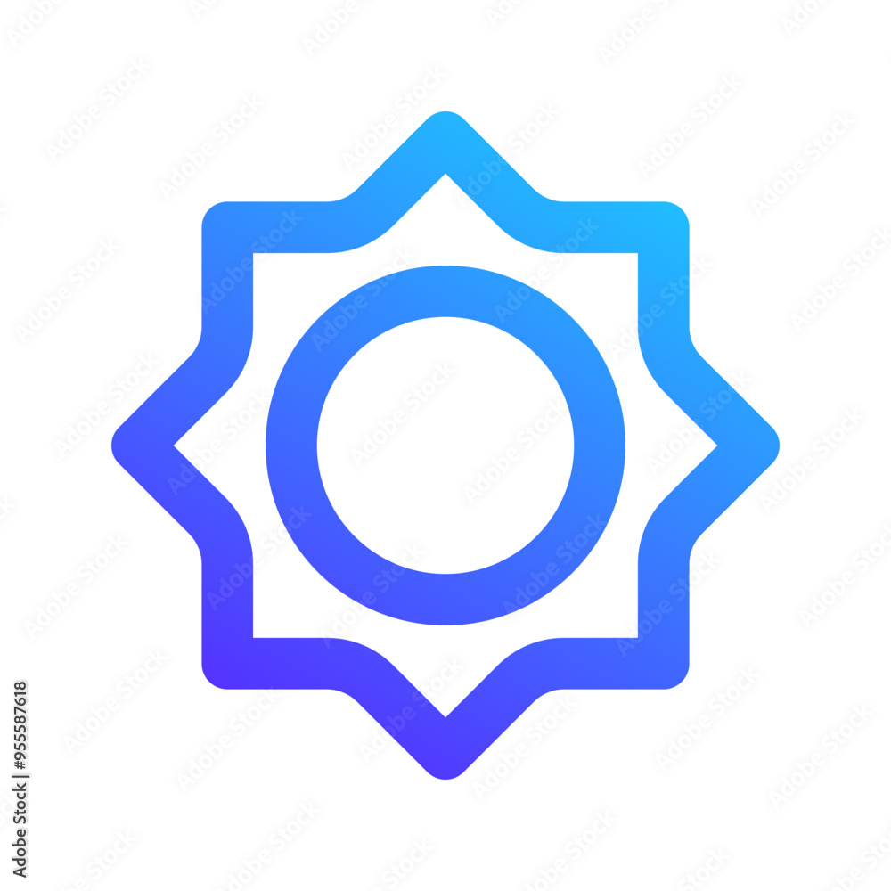sun gradient icon sun gradient icon
