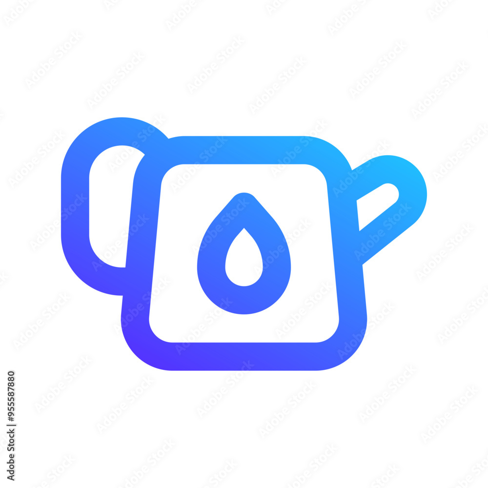 watering can gradient icon watering can gradient icon