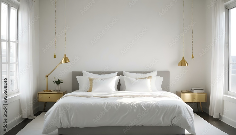 Photo interior modern design room 3d illustration Photo interior modern design room 3d illustration