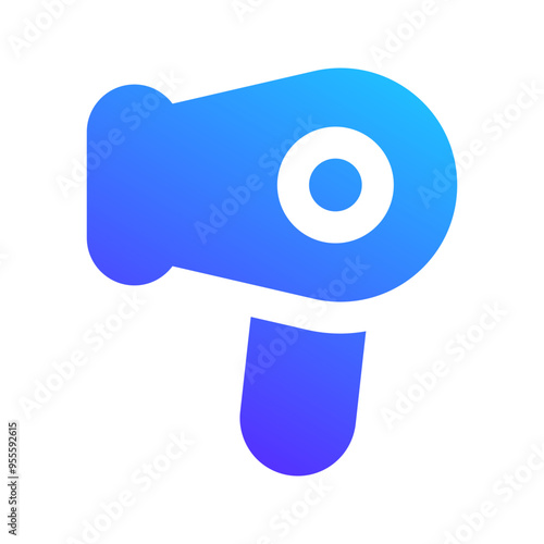 hairdryer gradient fill icon