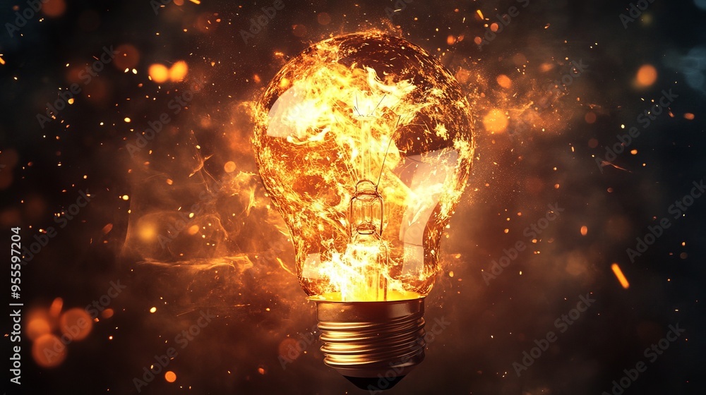 bulb explosion background bulb explosion background