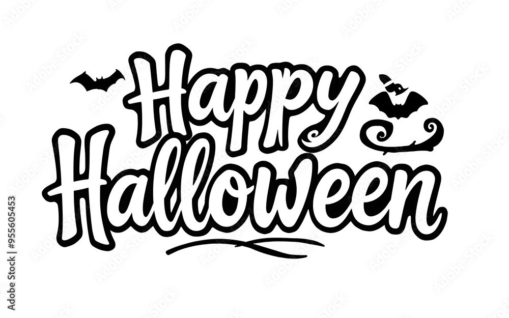 Festive Halloween greeting with handwritten font and bats. Perfect for cards, posters, and social media.
Festive Halloween greeting with handwritten font and bats. Perfect for cards, posters, and social media.