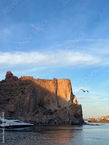 puesta de sol en el mar