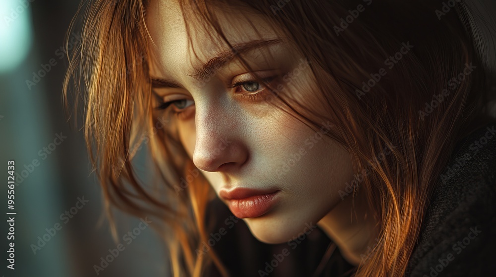 Sad and Heartbroken Young Woman Sad and Heartbroken Young Woman