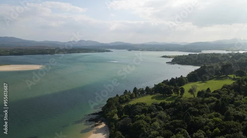 Beautiful blue sea Atlantic coast, Ards, Donegal, Ireland photo