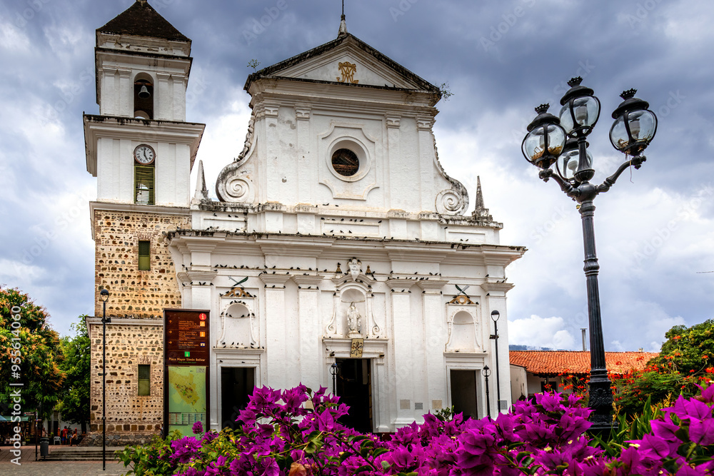 Obraz premium Eglise centrale de Santa Fe de Antioquia