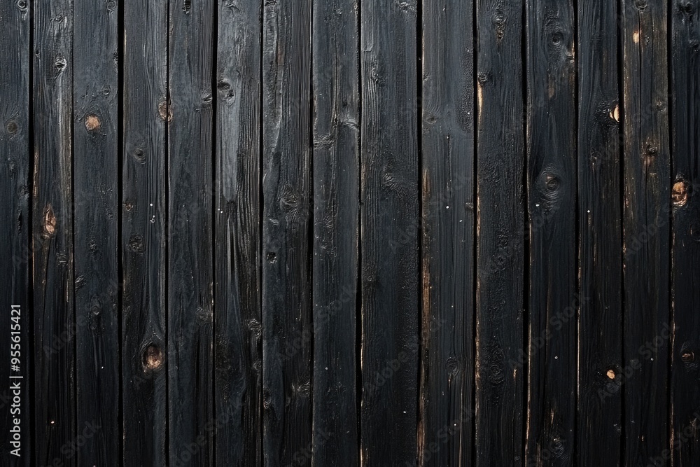 Black Wood Planks. Dark and Textured Wooden Background for Vintage Design Black Wood Planks. Dark and Textured Wooden Background for Vintage Design