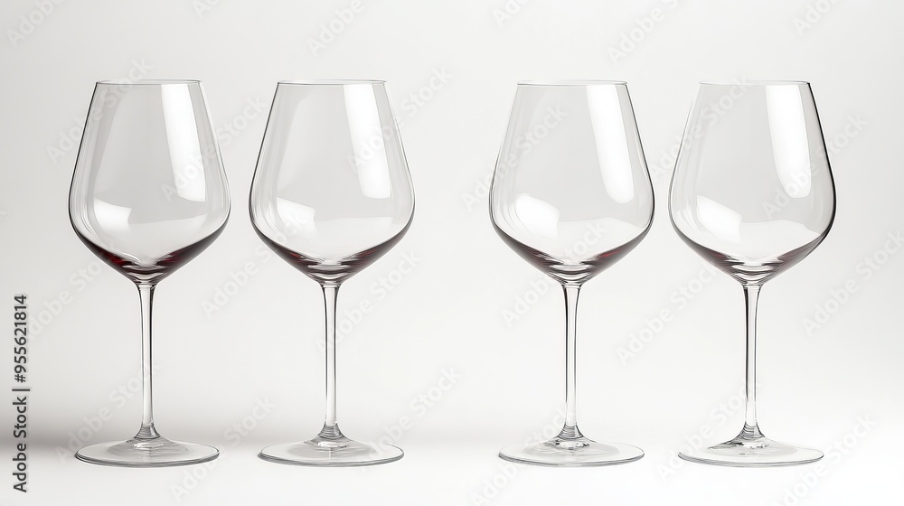 four wine glasses four wine glasses