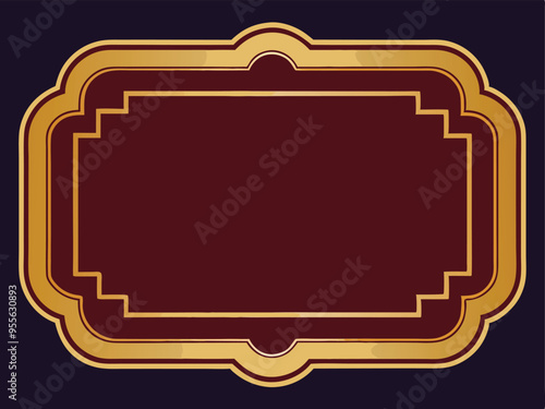 Golden Frame Design  ,golden picture frame EPS vector