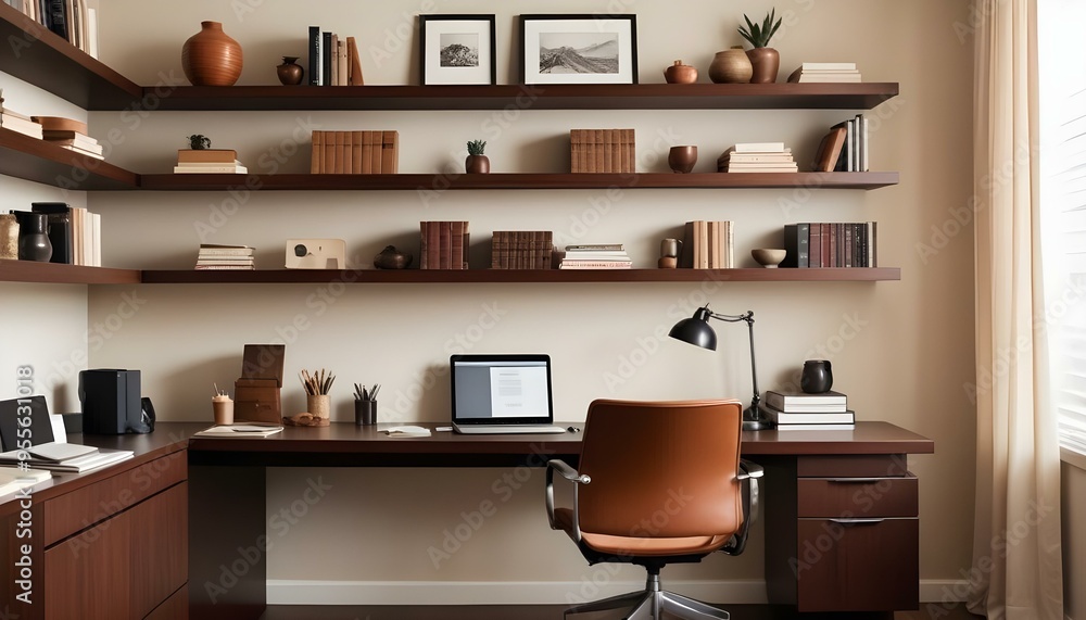 Fototapeta premium Photo interior modern design room 3d illustration