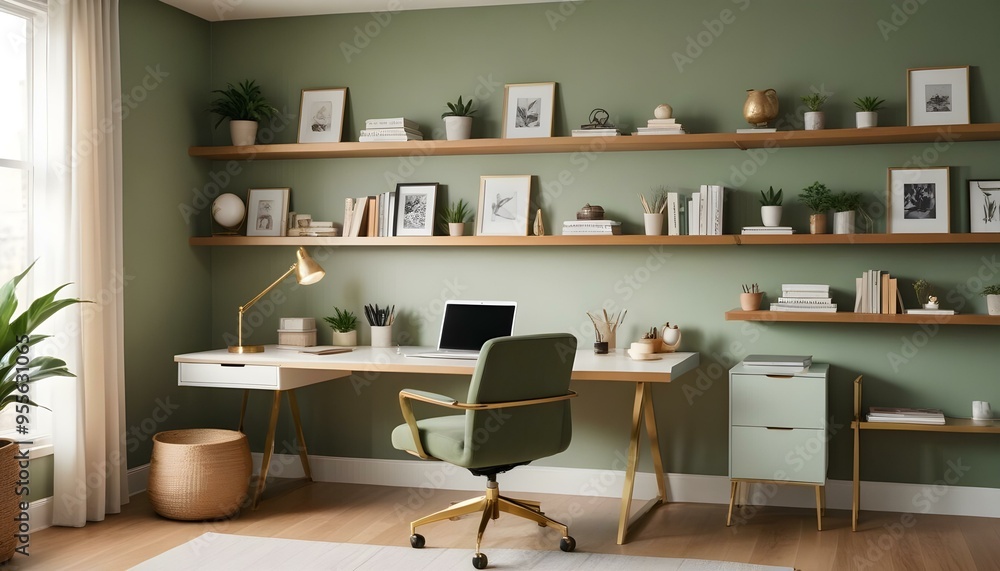 Photo interior modern design room 3d illustration Photo interior modern design room 3d illustration