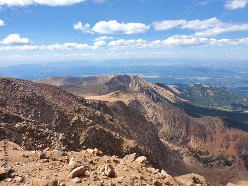 view from the top of the mountain in colorado