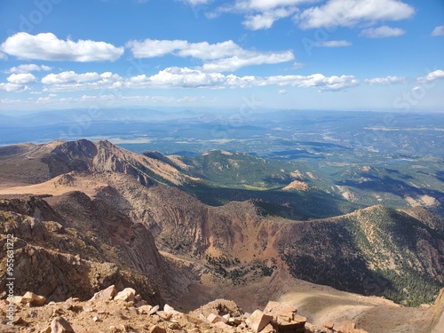 view from the mountains of colorado