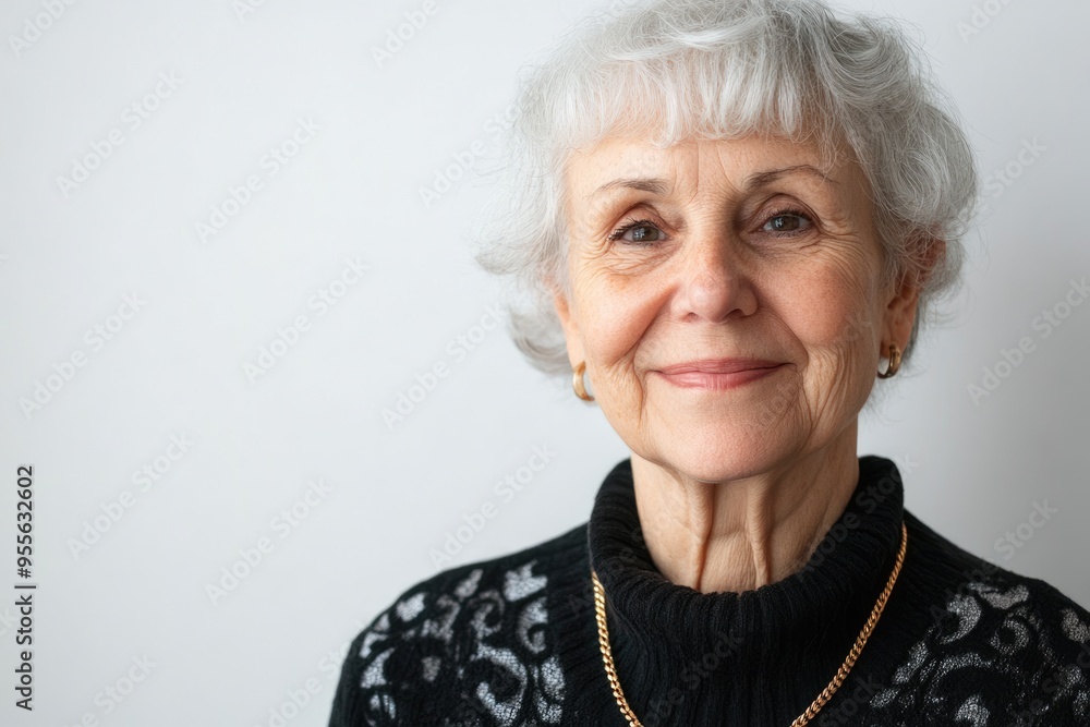 Grandma White Background. Smiling Senior Woman with Beautiful Face Isolated in Happiness Grandma White Background. Smiling Senior Woman with Beautiful Face Isolated in Happiness