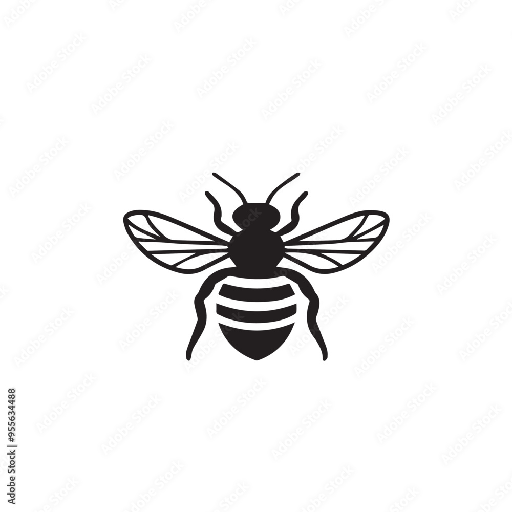 Bee in cartoon, doodle style . Image for t-shirt, web, mobile apps and ui. Isolated 2d vector illustration in logo, icon, sketch style, Eps 10, black and white. AI Generative Bee in cartoon, doodle style . Image for t-shirt, web, mobile apps and ui. Isolated 2d vector illustration in logo, icon, sketch style, Eps 10, black and white. AI Generative