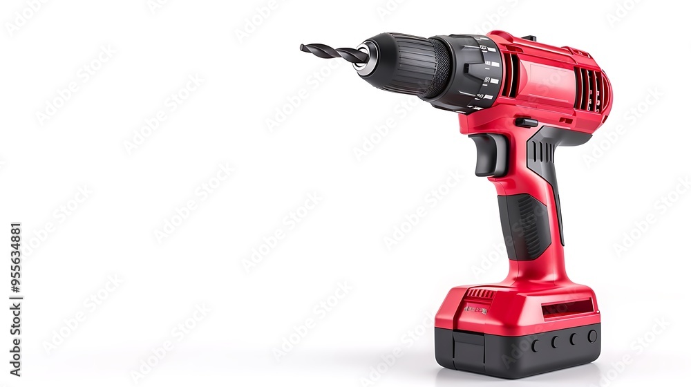 electric drill isolated on white background electric drill isolated on white background