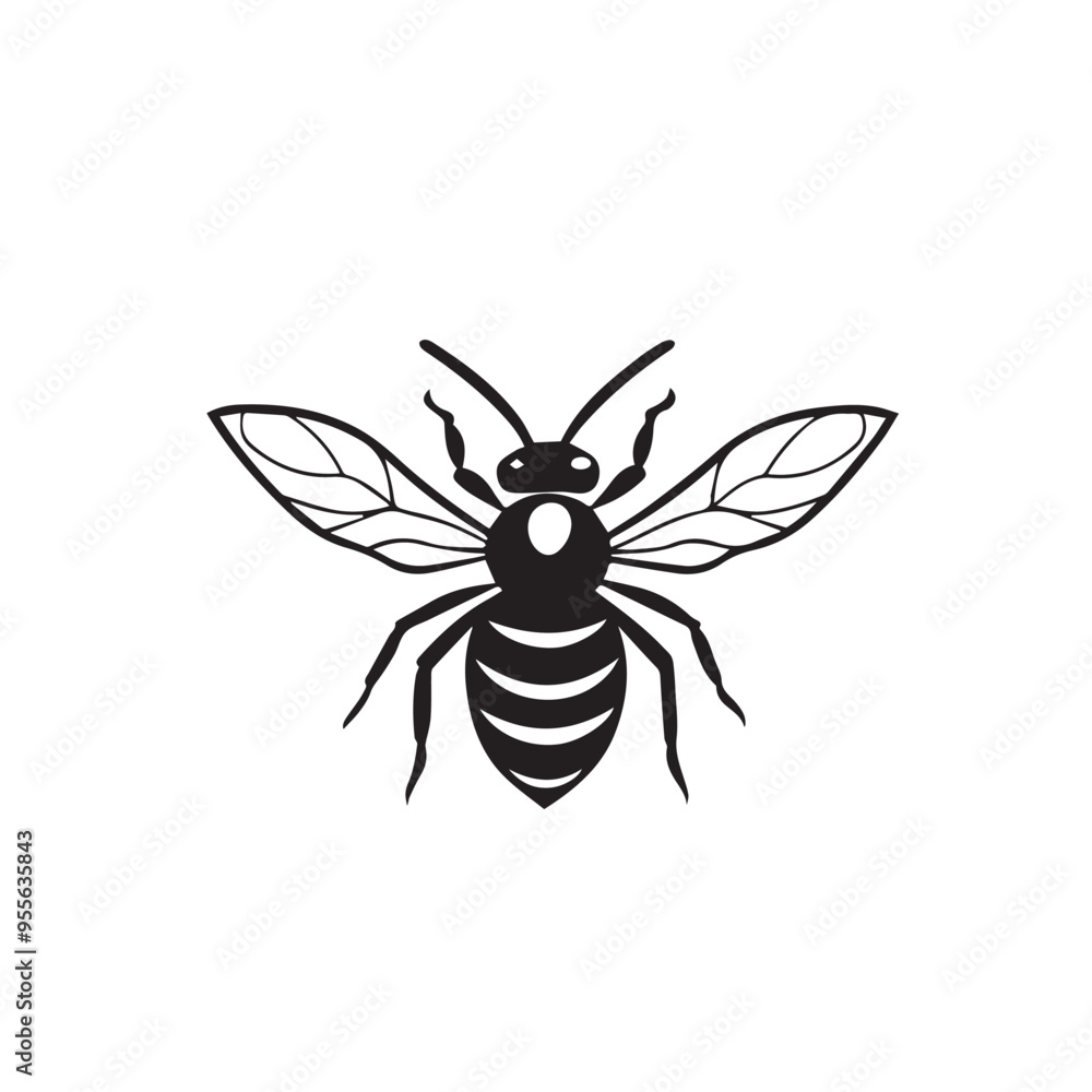 Bee in cartoon, doodle style . Image for t-shirt, web, mobile apps and ui. Isolated 2d vector illustration in logo, icon, sketch style, Eps 10, black and white. AI Generative Bee in cartoon, doodle style . Image for t-shirt, web, mobile apps and ui. Isolated 2d vector illustration in logo, icon, sketch style, Eps 10, black and white. AI Generative