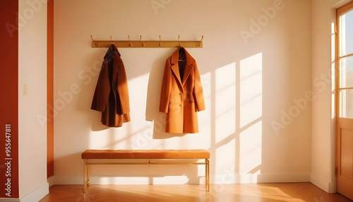 Photo interior modern design room 3d illustration