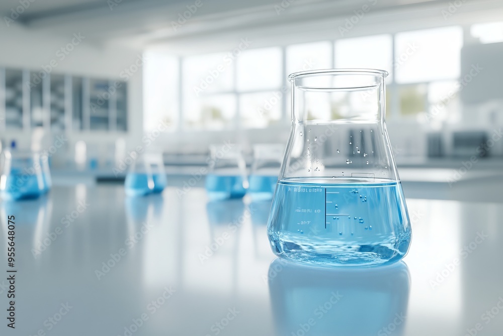 Scientific Precision in a Modern Laboratory Setting. AI generated illustration Scientific Precision in a Modern Laboratory Setting. AI generated illustration
