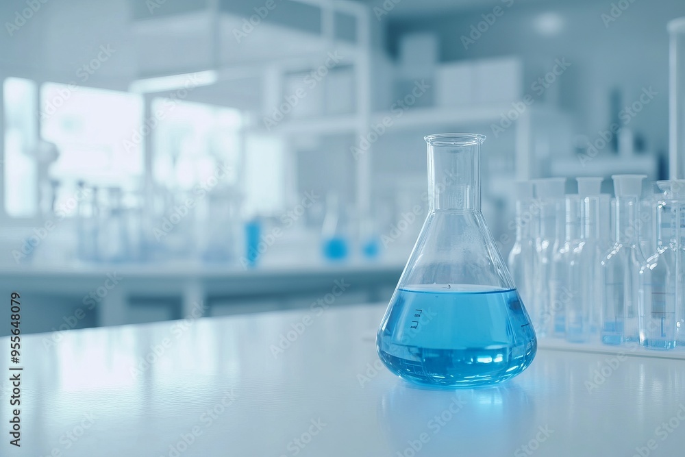 Scientific Precision in a Modern Laboratory Setting. AI generated illustration Scientific Precision in a Modern Laboratory Setting. AI generated illustration