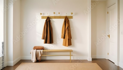 Photo interior modern design room 3d illustration