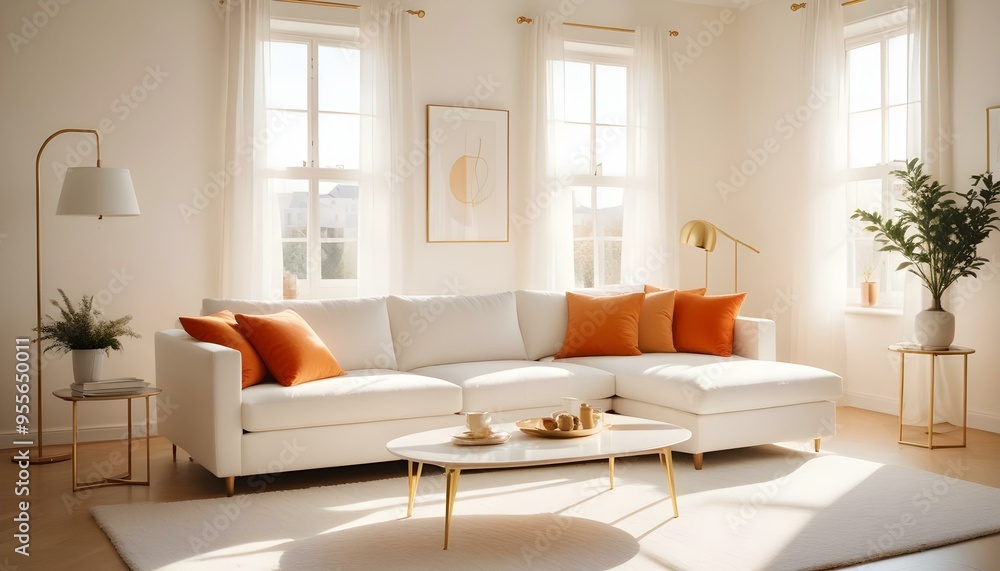 Photo interior modern design room 3d illustration Photo interior modern design room 3d illustration