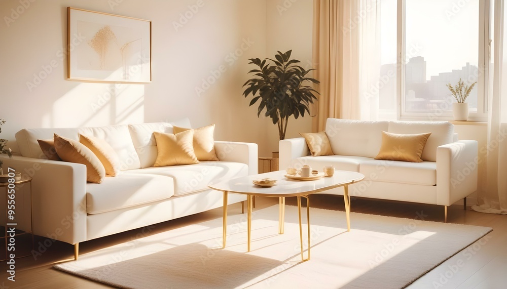 Photo interior modern design room 3d illustration Photo interior modern design room 3d illustration