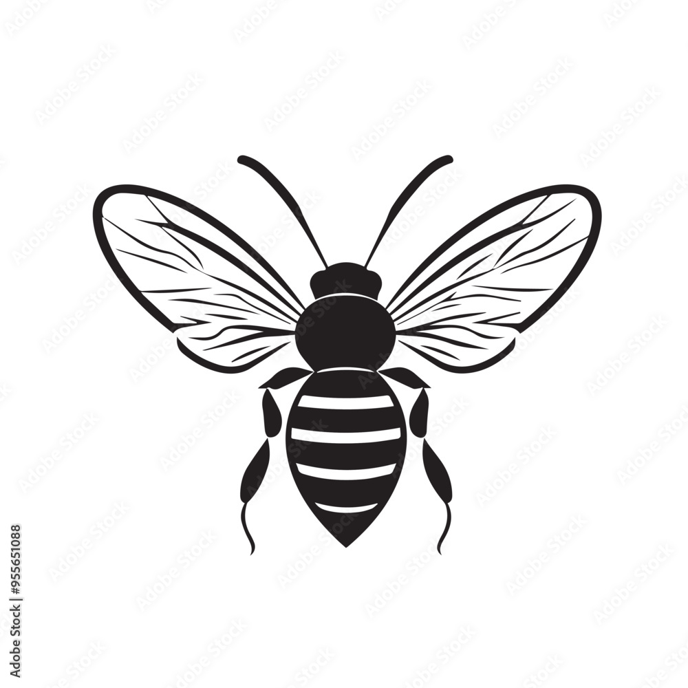 Bee in cartoon, doodle style . Image for t-shirt, web, mobile apps and ui. Isolated 2d vector illustration in logo, icon, sketch style, Eps 10, black and white. AI Generative Bee in cartoon, doodle style . Image for t-shirt, web, mobile apps and ui. Isolated 2d vector illustration in logo, icon, sketch style, Eps 10, black and white. AI Generative