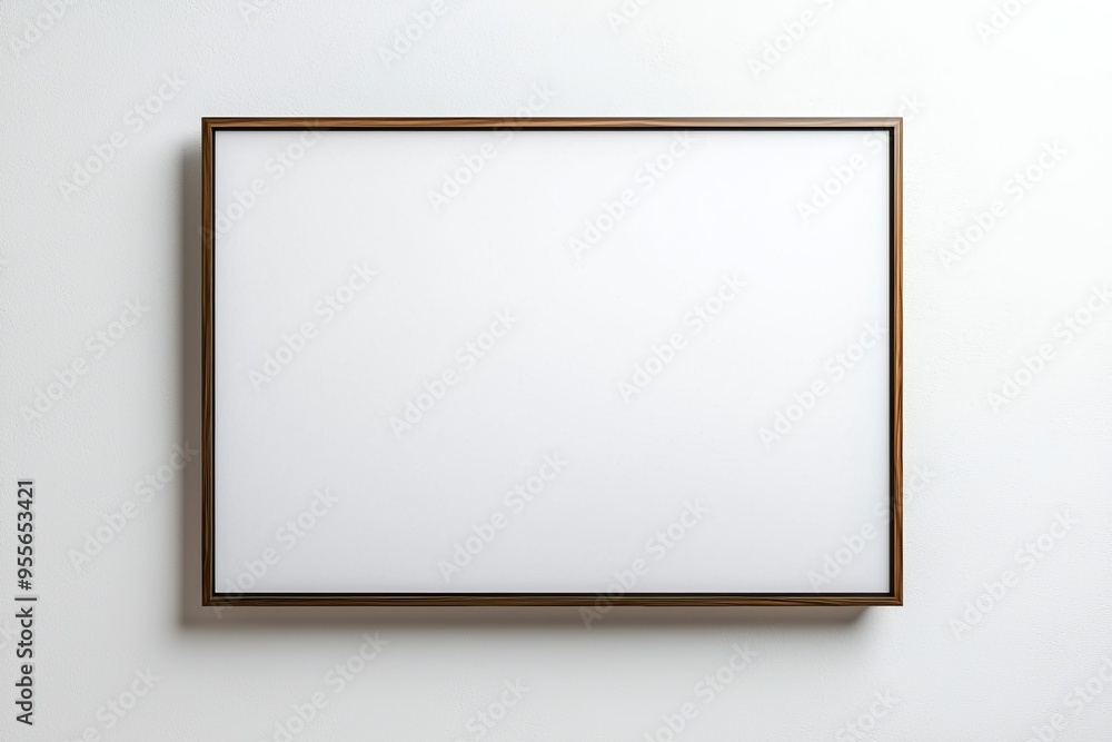 TV screen mockup on isolated background created with Generative AI TV screen mockup on isolated background created with Generative AI