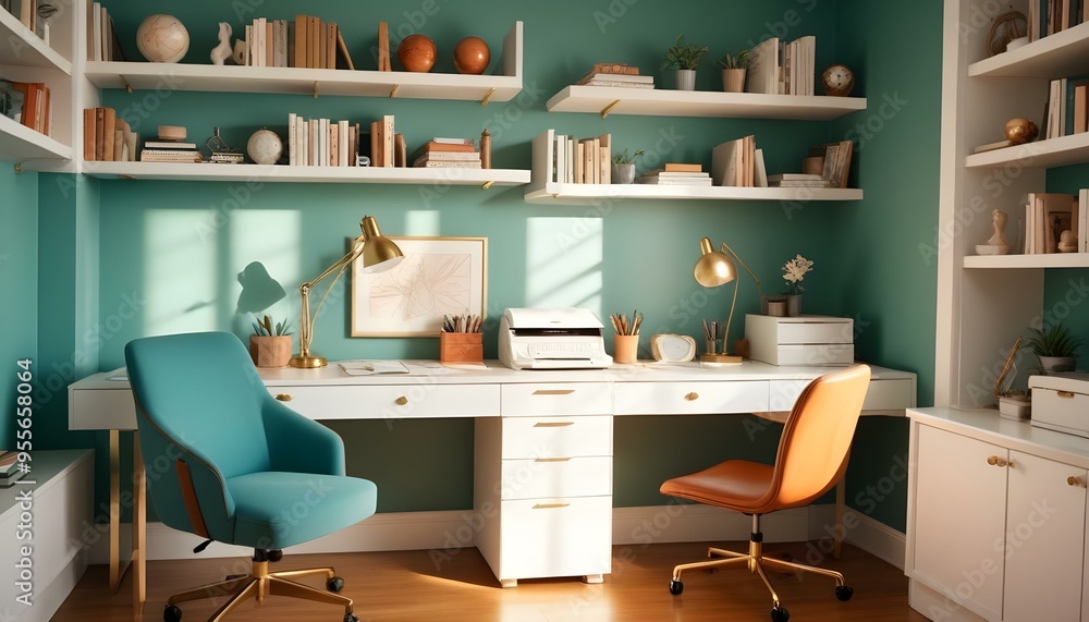 Photo interior modern design room 3d illustration Photo interior modern design room 3d illustration