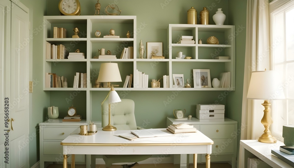 Fototapeta premium Photo interior modern design room 3d illustration