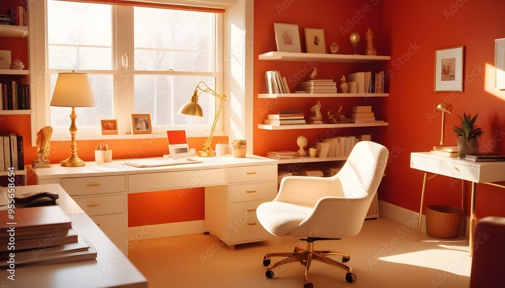 Photo interior modern design room 3d illustration Photo interior modern design room 3d illustration