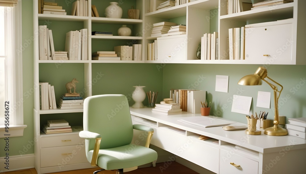 Fototapeta premium Photo interior modern design room 3d illustration