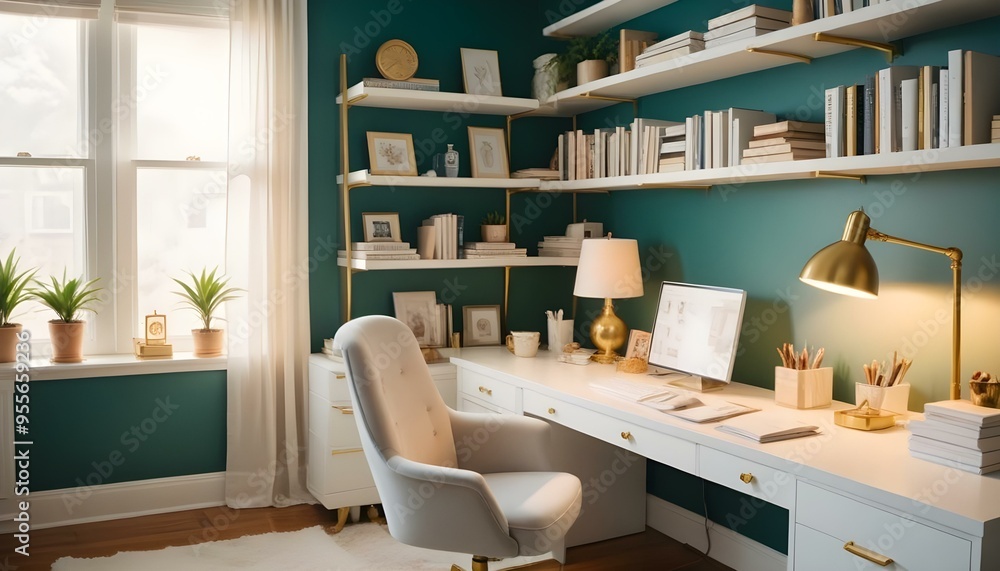 Photo interior modern design room 3d illustration Photo interior modern design room 3d illustration