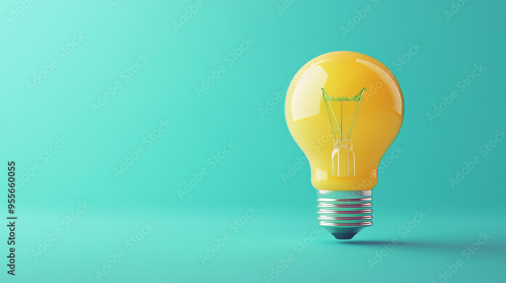 3D vector illustration of a yellow light bulb with a green check mark, isolated on a pastel background. Represents a concept of startup creativity, idea technology, innovation, vision, and investment. 3D vector illustration of a yellow light bulb with a green check mark, isolated on a pastel background. Represents a concept of startup creativity, idea technology, innovation, vision, and investment.