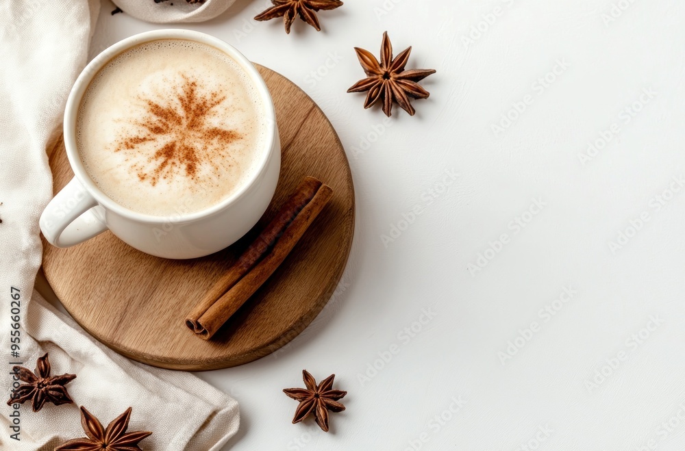 Warm Winter Beverage with Cinnamon Sticks and Star Anise Warm Winter Beverage with Cinnamon Sticks and Star Anise